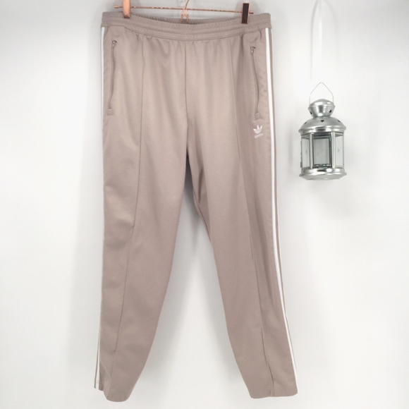 adidas beckenbauer pants beige